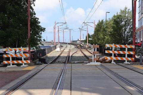 Waterfront Line construction